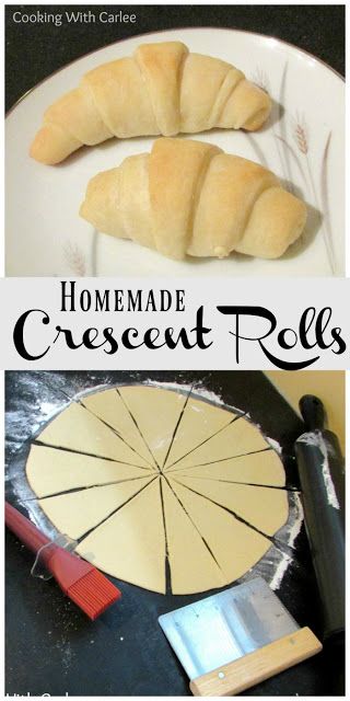 Cresent Roll Dough Recipe, Croissant Rolls, Yeast Baking, Bread Yeast, Homemade Crescent Rolls, Desserts Faciles, Nut Bars, Crescent Recipes, Meringue Recipe