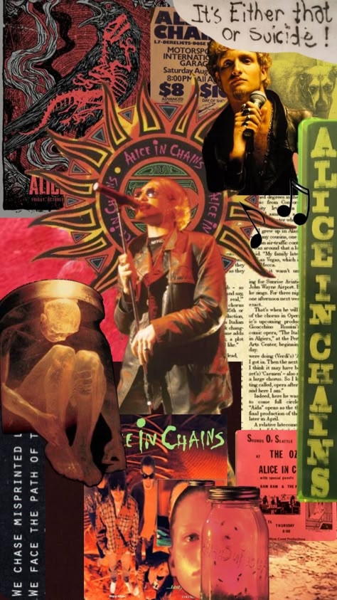 Alice in chains Alice In Chains Albums, Mad Season, Grunge Band, Band Wallpapers, Heavy Metal Music, Gothic Rock, Alice In Chains, Vintage Poster Art, Band Posters