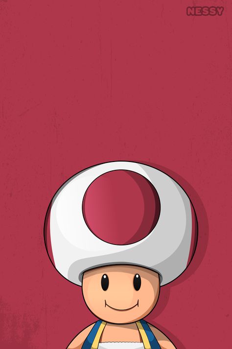 Toad Mario Kart, Toad Mario Bros, Super Mario Wallpaper, Toad Super Mario, Iphone Screen Savers, Brothers Art, Painting Flowers Tutorial, One Piece Wallpaper Iphone, Super Mario Art