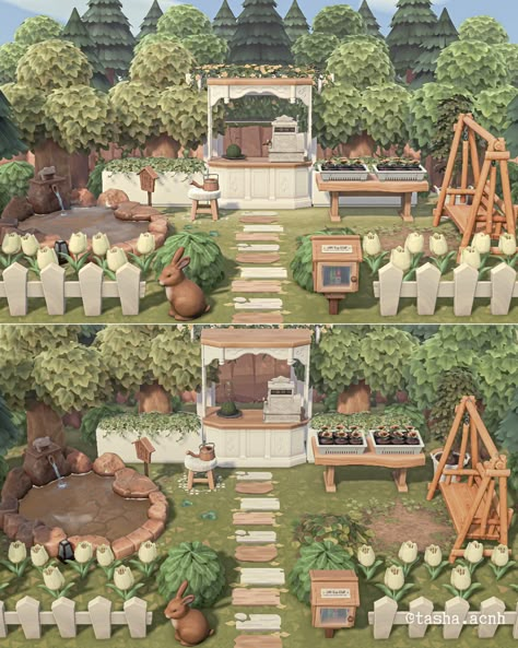 tasha on Twitter: "Small plant shop 🪴🌱 #ACNHDesign #animalcrossing #ACNH #animalcrossingnewhorizons… " Animal Crossing Filling Space, Hidden Museum Animal Crossing, A Place Packed With Plants Acnh, Animal Crossing Island Space Fillers, Acnh Cute Builds, Acnh Cottagecore Small Spaces, Cottage Core Resident Services Acnh, Acnh Cottagecore Areas, Nature Acnh Island