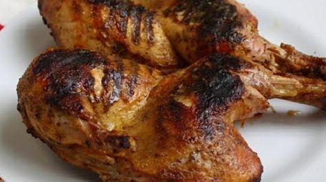 Dr. Baker's moist, flavorful Cornell Chicken remains a favorite after more than fifty years. Cornell Chicken, Whole Chicken Recipes, Smothered Chicken, Food Wishes, Poultry Seasoning, Chicken Marinades, Poultry Recipes, Chicken Recipe, Grilling Recipes