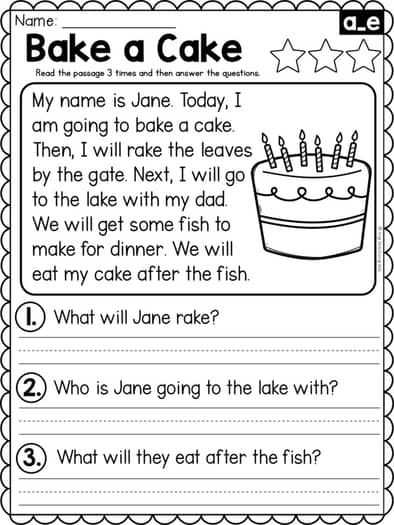 Long Vowel Reading Passages - Comprehension - PAPER & DIGITAL | TPT Long Vowel A Reading Passage, Reading Sheets For 2nd Grade, Phonics Activities Grade 2, Long Vowel Reading Comprehension, Long A Reading Passages, Long Vowels Reading Passages, Long U Vowel, Phonics Reading Activities, Leveled Reading Passages