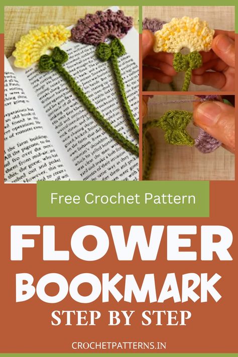 Crochet Flower Bookmark Pattern Crocheted Flower Bookmarks Free Patterns, Crocheted Flower Bookmarks, Free Crochet Flower Bookmark Patterns, Crochet Flower Bookmark Pattern, Free Crochet Pattern Bookmark, Flower Bookmark Crochet Free Pattern, Crochet Book Markers, Crochet Flower Bookmark Free Pattern, Easy Crochet Bookmarks Free Patterns