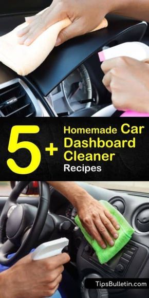 Try these homemade car dashboard cleaner recipes to keep your car shiny. Add these DIY tips to your interior car cleaning arsenal with products like dryer sheets and vinegar. Use baking soda and essential oils to deodorize your car and clean the dashboard. #homemade #car #dashboard #cleaner Homemade Interior Car Cleaner, Best Interior Car Cleaner Diy, Diy Cleaner For Car Interior, Best Car Cleaning Hacks, Diy Inside Car Cleaner, Natural Car Cleaning Products, Car Gummy Cleaner, Cleaning Vehicle Interior Tips, Natural Car Cleaner Interior