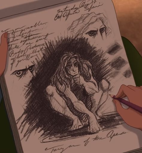 Tarzan Drawing, Tarzan Sketch, Tarzan Art, 2d Disney, Tarzan 1999, Tarzan Disney, Interactive Timeline, Deep Jungle, Dreamworks Movies