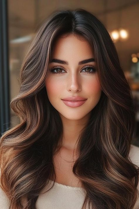 winter hair color, hair trends, hair ideas Silvery Blonde Hair, Silvery Blonde, Light Streaks, Winter Hair Color Trends, Winter Hair Color Ideas, Hair Falls, Rich Brunette, Ice Blonde, Blonde Waves