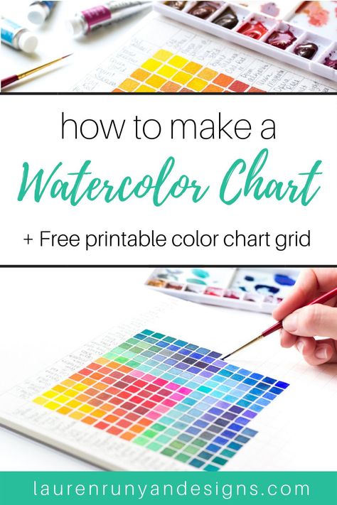 Watercolor Combinations Color Combos, Watercolor Chart, Intermediate Colors, Aqua Watercolor, Paint Color Chart, Learn Watercolor Painting, Water Color Pencil, Color Mixing Chart, Watercolor Mixing