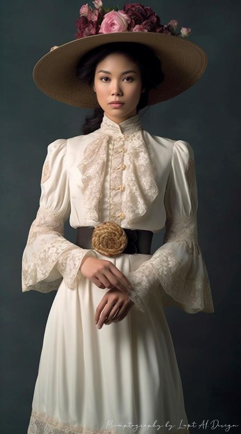 1800 Clothing, Victorian Era Fashion, Downton Abbey Fashion, Victorian Clothing, Fantasy Dress, Edwardian Fashion, Beautiful Blouses, Historical Clothing, Historical Fashion