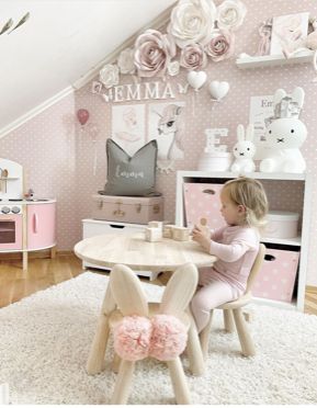 Room Decor Ideas Bedroom, Kids Bedroom Ideas, Ideas Habitaciones, Decor Ideas Bedroom, Toddler Girl Room, Finally Friday, Girl Nursery Wall