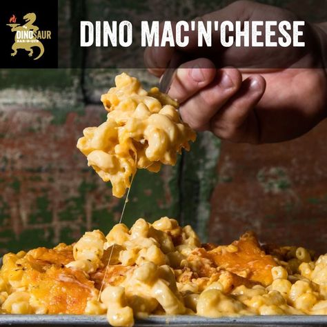 Dinosaur Bar-B-Que on Instagram: “Ok Dino Fans, you asked and we delivered! 🧀🤤 In honor of #nationalbbqmonth, we're sharing our coveted Dino Mac'N'Cheese recipe. Now you…” Dinosaur Bbq, Bar B Que, Cheese Recipes, Mac And Cheese, Mac, Cheese, On Instagram, Instagram