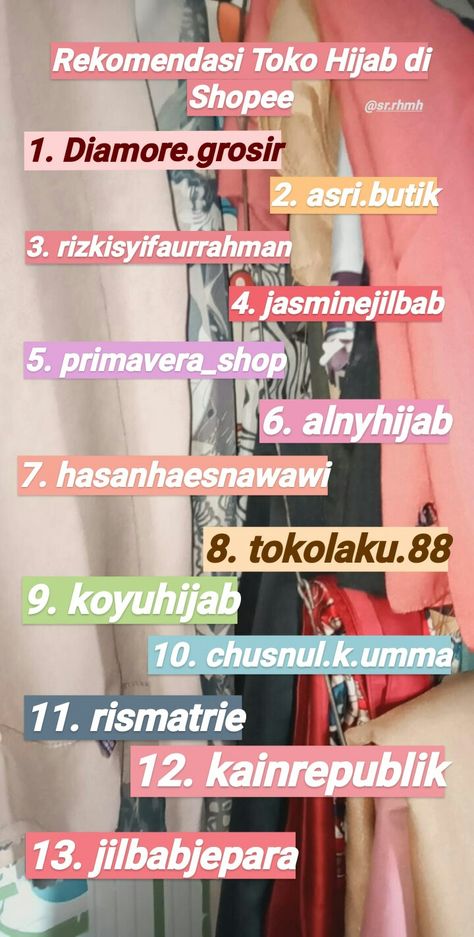 Buat para hijabers, nih aku rekomendasikan toko hijab buat klian #shopee #toko #online #shop #olshop #hijab #kerudung #pasmina #bergo #shopee #pinterest Racun Shopee Murah, Rekomendasi Olshop Shopee, Toko Shopee Ootd, Online Shopping Sites Clothes, Best Online Clothing Stores, Hijab Style Tutorial, Street Hijab Fashion, Best Online Stores, Hijab Style Casual