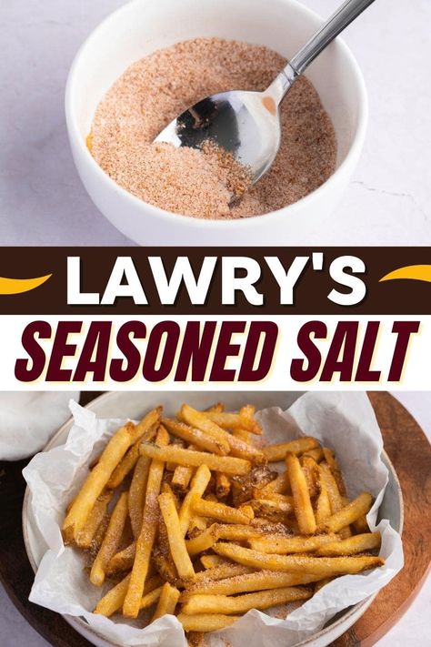 Copycat Seasoning Mixes, Lawry's Seasoned Salt Recipe, Lawrys Seasoning Salt Recipe, Seasoned Salt Recipe, In N Out Sauce, Seasoning Salt Recipe, New Recipes For Dinner, Seasoning Salt, Condiment Recipes