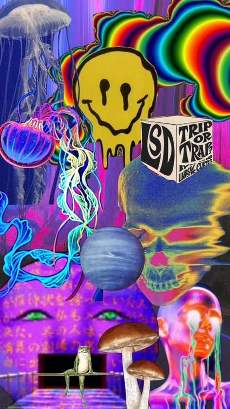 Lsd Wallpapers, Tripping Aesthetic, Lsd Visuals, Lsd Aesthetic, Acid Trips Visuals, Hamster Pics, Lsd Art, Retro Games Wallpaper, Hippy Art