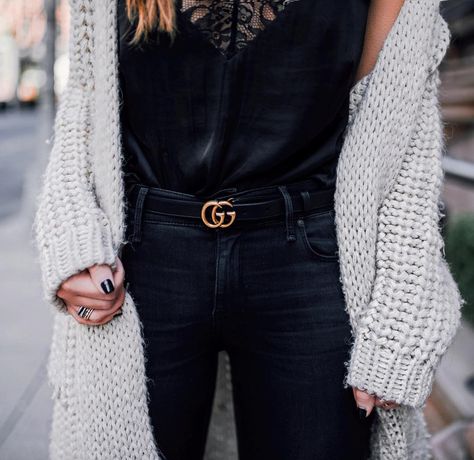 Gucci GG marmont belt Gucci Belt Outfit, Gucci Marmont Belt, Gucci Outfits, Trendy Swimwear, Fashion Blogger Style, Outfit Trends, Gucci Belt, Black Skinnies, Grunge Outfits