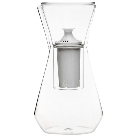 Filtering Water, Joys Of Life, Water Carafe, Filter Design, Water Into Wine, Glass Carafe, Water Pitchers, Flute Glass, Left Out