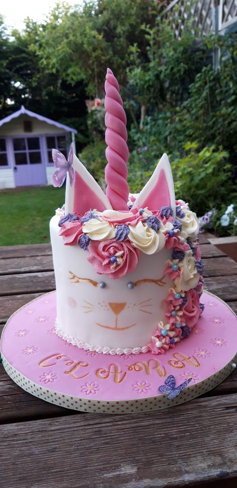 Unicat Birthday Cake, Unicat Cake, Unikitty Cake, Caticorn Birthday Cake, Caticorn Cake, Kitten Cake, Birthday Cake For Cat, Twins Cake, 6th Birthday Cakes