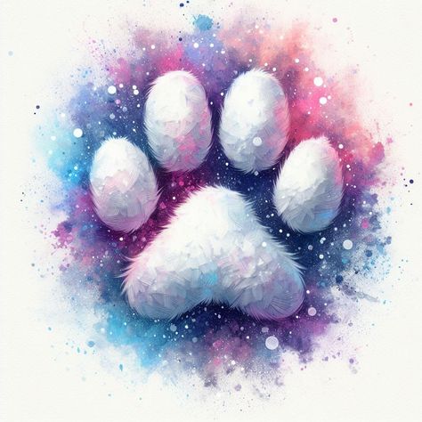 Puppy Paw Print Art, Cat Paw Print Art, Dog Paw Art, Paw Wallpaper, Dogs Paws, Paw Print Art, Paw Art, Puppy Paw Prints, Bunny Tattoos