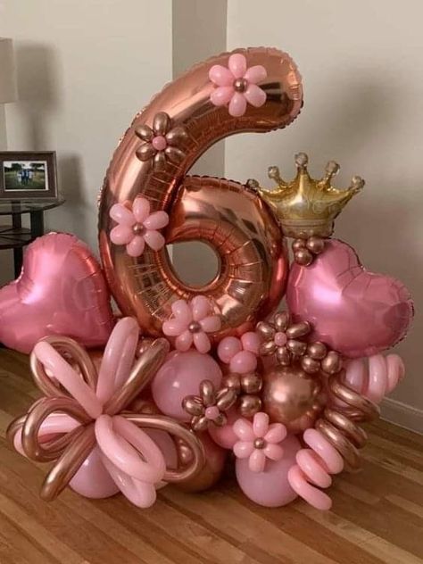 Baby Shower Girl Diy, Candy Gifts Diy, Balloon Clusters, 5 Balloons, Balloon Display, Birthday Bouquet, Balloon Stands, Birthday Balloon Decorations, Balloon Sculptures