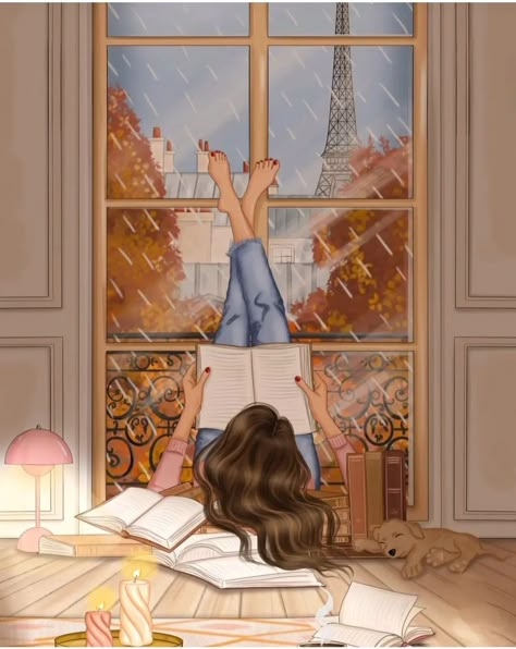 Reading Wallpaper, Stay Alone, Reading Art, Book Wallpaper, Girly Art Illustrations, January 25, Stay Calm, Reading Journal, Beautiful Fantasy Art