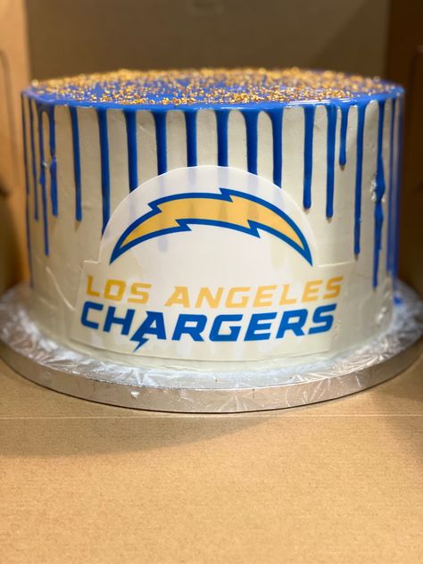 Chargers Cake, Angel Cake, Los Angeles Angels, Los Angeles Chargers, Party Decor, Party Decorations, Angeles, Angel, Cake