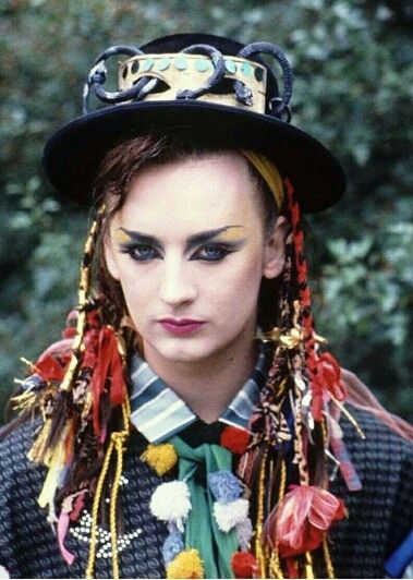 Karma Chameleon Toddler Summer Fashion, Karma Chameleon, New Wave Music, 80s Makeup, The Wedding Singer, Culture Club, 80s Outfit, Boy George, Club Kids