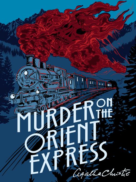 Agatha Christie’s Murder on the Orient Express Simple Sentence, Agatha Christie Books, The Orient Express, Hercule Poirot, After Midnight, Orient Express, Book Posters, Movie Poster Art, Book Blogger