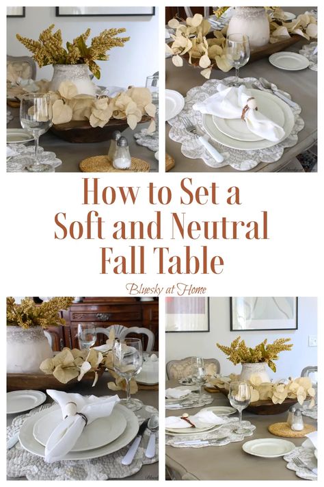 Thanksgiving Neutral Tablescape, Neutral Fall Tablescape, Organic Fall Tablescape, Ivory Thanksgiving Table, Neutral Autumn Tablescape, Harvest Blessings, Fall Dinner Party, Brunch Table, Simple Organic