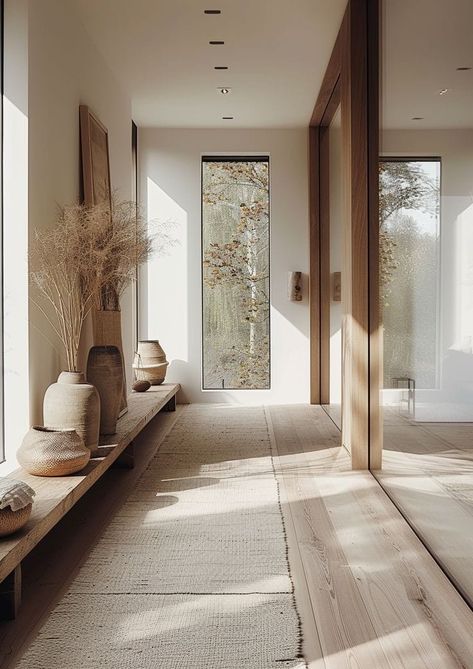 Japanese Hallway, Zen Interiors, Japandi Interiors, Japandi Design, Japanese Interior Design, Japandi Interior, Hallway Designs, Hallway Design, 아파트 인테리어