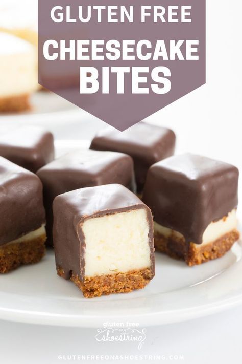 Gluten Free Cheesecake Bites, Gf Crust, Simple Cheesecake, Glutenfri Baking, Smores Dessert, Coconut Dessert, Gluten Free Cheesecake, Cheesecake Filling, Gluten Free Desserts Recipes