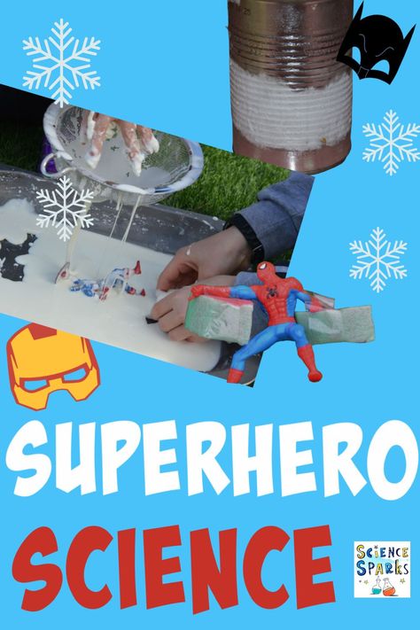 Superheroes Activities For Preschoolers, Superhero Maths Activities Eyfs, Super Hero Science Activities, Super Hero Week Activities For Kids, Super Hero Stem Activities For Kids, Superhero Science Activities, Superhero Science Experiments, Superhero Week Preschool, Superhero Toddler Activities