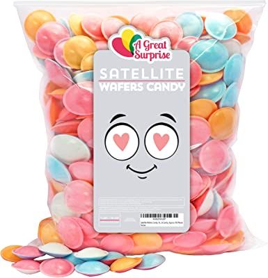 Pinata Candy, Old School Candy, Candy Wafers, Candy Buttons, Flying Saucers, Food Ad, Nostalgic Candy, Pastel Candy, Classic Candy