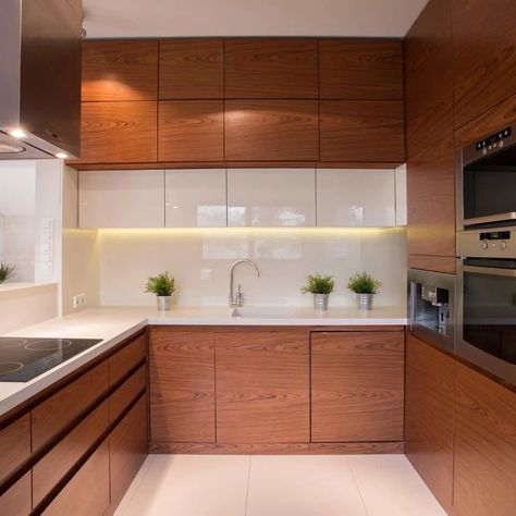 Painting Laminate Kitchen Cabinets, Kitchen Cabinets Materials, Laminate Kitchen Cabinets, Wooden Kitchen Cabinets, Modular Kitchen Cabinets, Laminate Cabinets, Kitchen Cabinets And Countertops, Kabinet Dapur, Laminate Kitchen