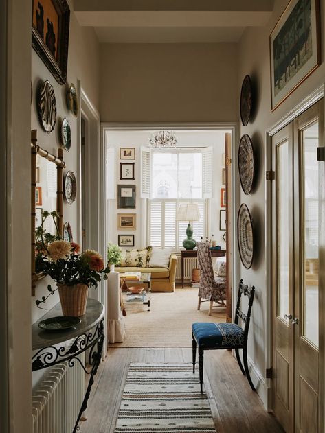 What you've loved on Instagram this year and what we can learn from it | House & Garden Flat Hallway Ideas, Flat Hallway, City Bathrooms, Collected Interiors, New Victorian, Unique Furniture Pieces, Tree Artwork, Thatched Cottage, Sustainable Furniture