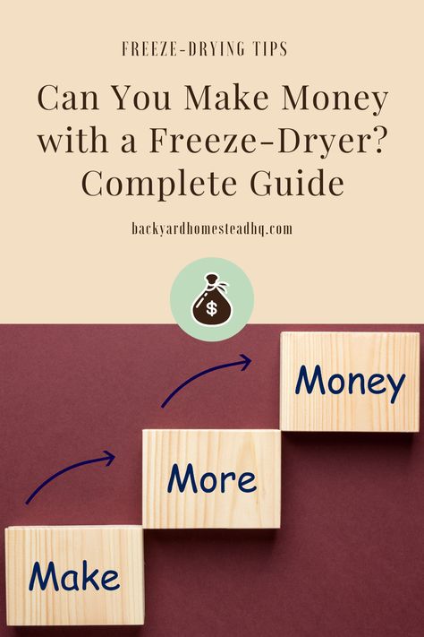 Opening a freeze-drying business should check local, state, and federal laws. Check cottage industry laws when opening a freeze-drying business. It could be a bright idea for those who's into farming. Regular-sized freeze-dryer can make about $10,000 worth of food in a year. You can make money with freeze-dryer by selling freeze-dried foods. #freezedryer #harvestright #harvestrightfreezedryer #freezedrying #freezedryingbusiness #freezedryingtips #backyardhomesteadhq Selling Freeze Dried Food, Freeze Dried Business, Freeze Drying Business, Freeze Dry Business, Freeze Dried Food Recipes, Freeze Drier, Freeze Dried Food Storage, Harvest Right Freeze Dryer, Meals Without Meat