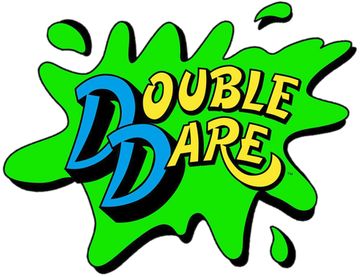 Make a 2D Cutout of this artwork to represent this popular family gameshow Dare Games, Logo Clipart, Nickelodeon 90s, Truth And Dare, Double Dare, 90's Birthday Party, Illustration Sketches, Family Game Night, Classic Tv