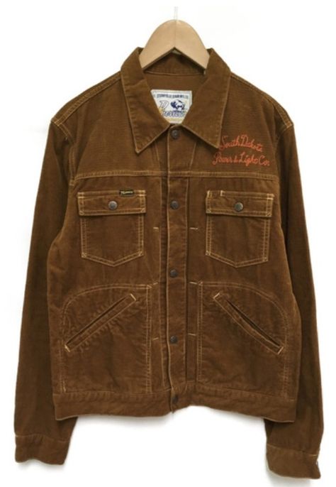 Pherrow's Corduroy Jacket eith Chain Stitch Embroidery Chain Stitch Embroidery, Corduroy Jacket, Chain Stitch, Stitch Embroidery, Embroidery Stitches, Denim Jacket, Sleep, Leather Jacket, Embroidery