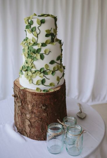 Green Ivy nature ....Wedding cake Vine Cake Design, Nature Wedding Cake, Ivy Cake, Green Ivy, Bday Cake, Nature Wedding, Cooking Ideas, Wedding Things, Pistachio