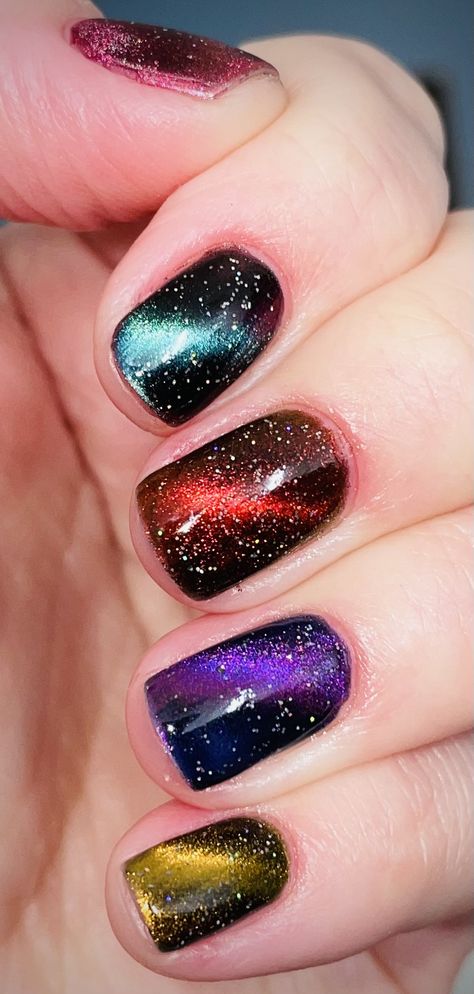 Glitter Rainbow Nails, Rainbow Glitter Nails, Glitter Rainbow, Nails Aesthetic, Rainbow Nails, Rainbow Glitter, Glitter Nails, Nail Art, Glitter