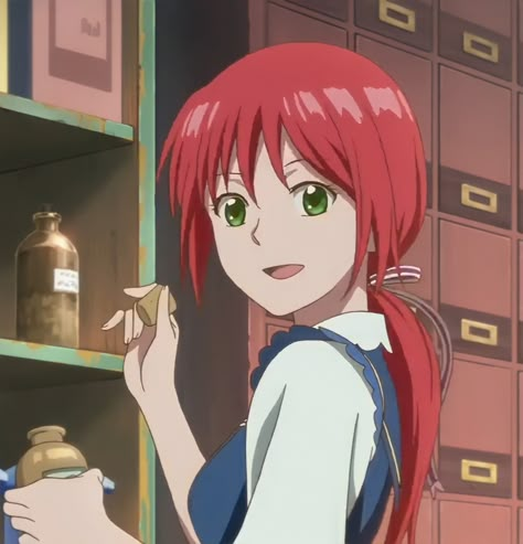 Shirayuki Icon, Snow White With Red Hair, Anime Snow, Anime Red Hair, Snow White With The Red Hair, Attack On Titan Season, Hair Icon, Anime Fandom, Iconic Characters