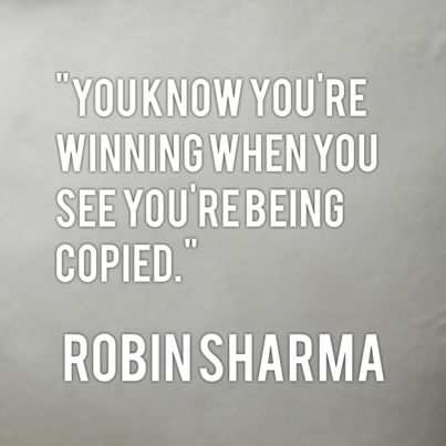 You know you're winning when you see you're being copied. Copying Is The Best Form Of Flattery, Forgive But Never Forget, Copying Quotes, Inspirational Qoutes, Robin Sharma, Boss Babe Quotes, Babe Quotes, Different Quotes, Reality Check