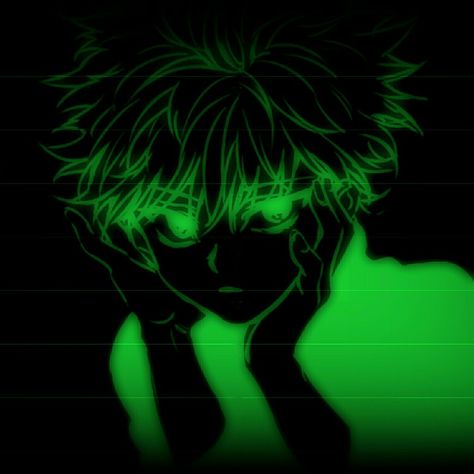 Dark Green Anime Aesthetic, Anime Green Aesthetic, Green Anime Icon, Dark Green Pfp, Green Pfp Aesthetic, Green Anime Pfp, Green Anime Aesthetic, Green Pfps, Aesthetic Dark Green