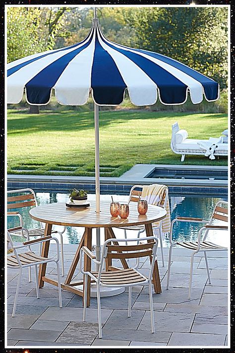 Patio Umbrellas - Hurry! Dont forego on the latest and greatest deal. Check it out IMMEDIATELY! Best Patio Umbrella, Pool Landscape Design, Outdoor Cover, Serena And Lily, Pergola Plans, Best Resorts, Outdoor Umbrella, Patio Umbrellas, Cool Landscapes