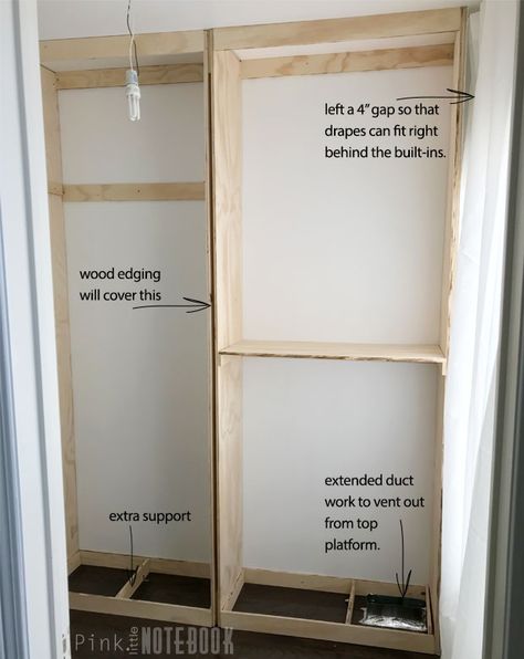 Installing our own Built-In Closet System (with pricing) - Pink Little NotebookPink Little Notebook Walk In Closet Organization Diy, Diy Built In Wardrobes, Wardrobe Storage Ideas, Diy Master Closet, Ideas Armario, Diy Closet System, Walk In Closet Organization, Wardrobe Design Ideas, Diy Custom Closet