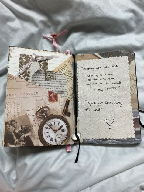 Antique Journal Ideas, Antique Junk Journal, Vintage Diary Ideas, Old Journal Aesthetic, Old Diary Aesthetic, Diary Writing Aesthetic Vintage, Antique Journal Aesthetic, Old Journal Aesthetic Writing, Dark Academia Junk Journal