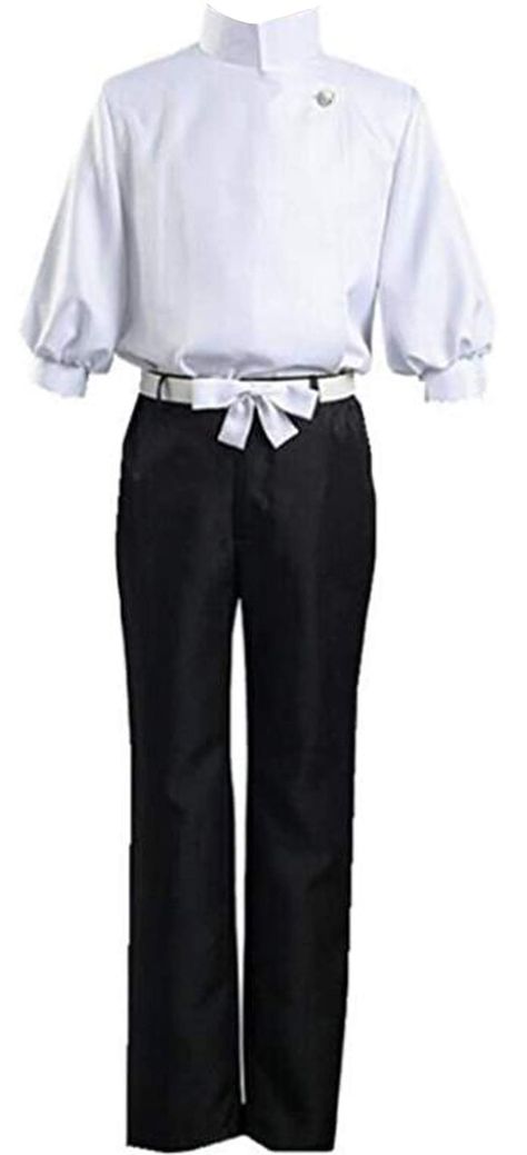 PRICES MAY VARY. uniform,polyester Machine Wash Anime Mens Coat Pants Suit Cosplay Uniform Yuta Okkotsu School Uniform Halloween Outfit Custom 3 Package:coat+pants+belt. Fabric:uniform cotton,polyester. Size:Mens size,please choose size from size table,if you need custom,please offer your measurements:height,bust,waist and hips,then we could custom it for you. Occasion: Halloween, cosplay, on the stage, theme party, dress up, casual, ect.  Our Chart table is nearly equal US size,when you choose Japanese Uniform, Yuta Okkotsu, Suit Cosplay, Costume Ball, Halloween Outfit, Pants Suit, Men In Uniform, Mens Costumes, Halloween Cosplay