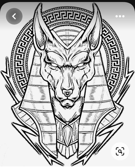 Egyptian Art Drawing, Anubis Drawing, Egypt Tattoo Design, Owl Tattoo Drawings, Egyptian Drawings, Egyptian Tattoo Sleeve, Anubis Tattoo, Realistic Tattoo Sleeve, Egypt Tattoo