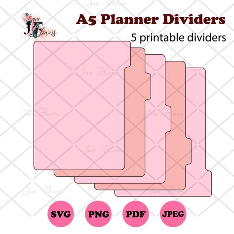 Excited to share the latest addition to my #etsy shop: A5 Tabbed Divider Pages, A5 planner dividers for Cricut, Page tabs templates, Planner dividers SVG, PDF Printable Journal dividers #pink #beige #junkjournal #digitalcutfiles #cutfilesbundle #postertemplate #journalingsupplies #svgdividers #dividerforcricut https://etsy.me/3tcxn5h Diy Trading Cards, Journal Dividers, Binding Methods, Notebook Dividers, A5 Planner Binder, A5 Notebook Cover, Sticker Business, Divider Tabs, Planner Tabs