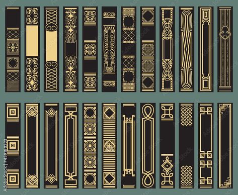 Book Spine Design, Book Rebinding, Spine Design, Book Cover Design Inspiration, Book Binding Diy, Book Spine, 카드 디자인, Old Frames, Pattern Texture