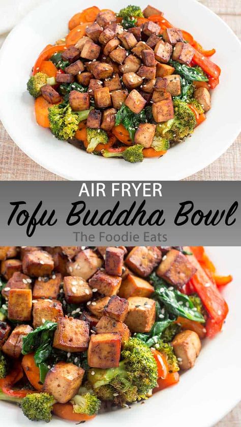 Gastric Recipes, Tofu Buddha Bowl, Air Fryer Recipes Wings, Air Fryer Recipes Meat, Air Fryer Tofu, Fancy Recipes, Air Fryer Recipes Low Carb, Air Fryer Recipes Breakfast, Air Fryer Recipes Appetizers