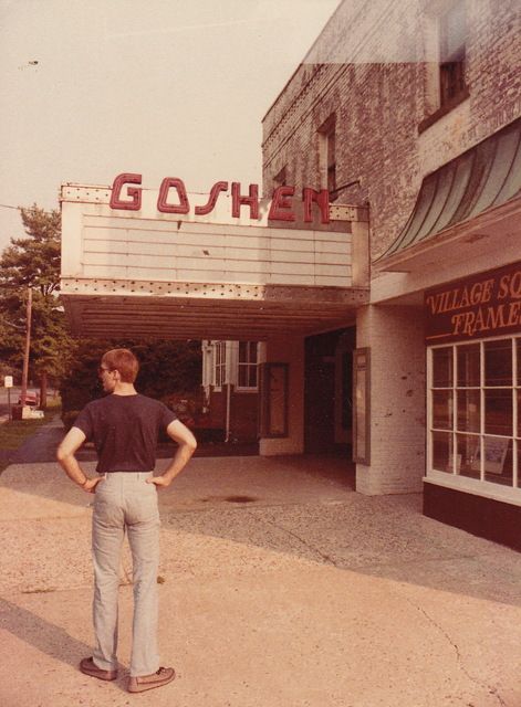 Goshen Theatre, NY in 80s Goshen Ny, 1980 New York, 1980s Movie Theater, Ticonderoga Ny, New York Theater, Gershwin Theater Nyc, Video Store, Movie Theaters, Movie Theater